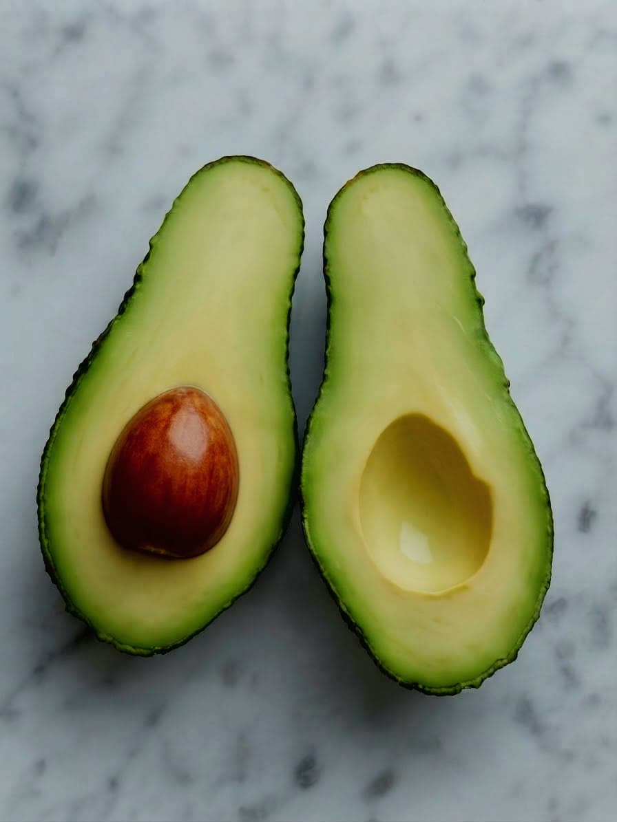 Avocados hanging under the canopy